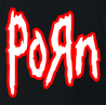 funny Heavy Metal Nu Metal Korn Porn Parody black t-shirt