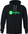 funny Potify - Weed Growing App Parody t-shirt black hoodie