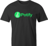 funny Potify - Weed Growing App Parody t-shirt men's t-shirt