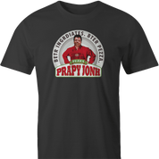 Funny internet meme papa john's pizza men's black t-shirt 
