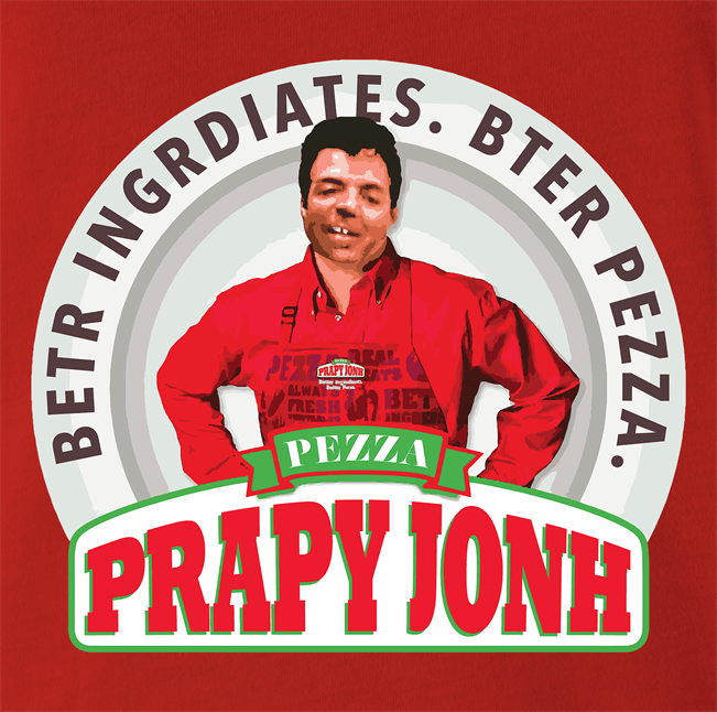 Funny John's Pizza T-Shirt – Bad Tees