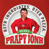Funny internet meme papa john's pizza red t-shirt
