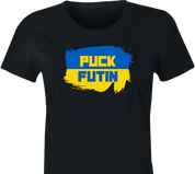 Funny Fuck Vladimir Putin - Ukraine Russia Parody Women's Black
