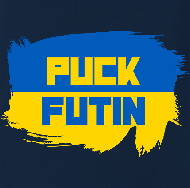 Funny Fuck Vladimir Putin - Ukraine Russia Parody Navy T-Shirt