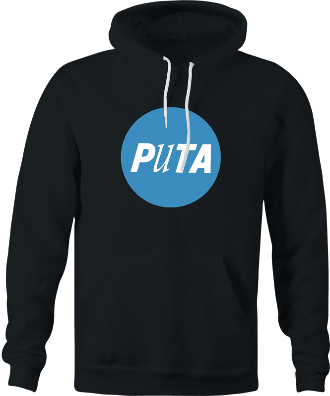 Funny Puta - Anti PETA Spanish Mashup Parody T-Shirt Black Hoodie