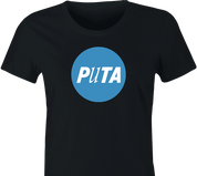 Funny Puta - Anti PETA Spanish Mashup Parody T-Shirt Women's Black