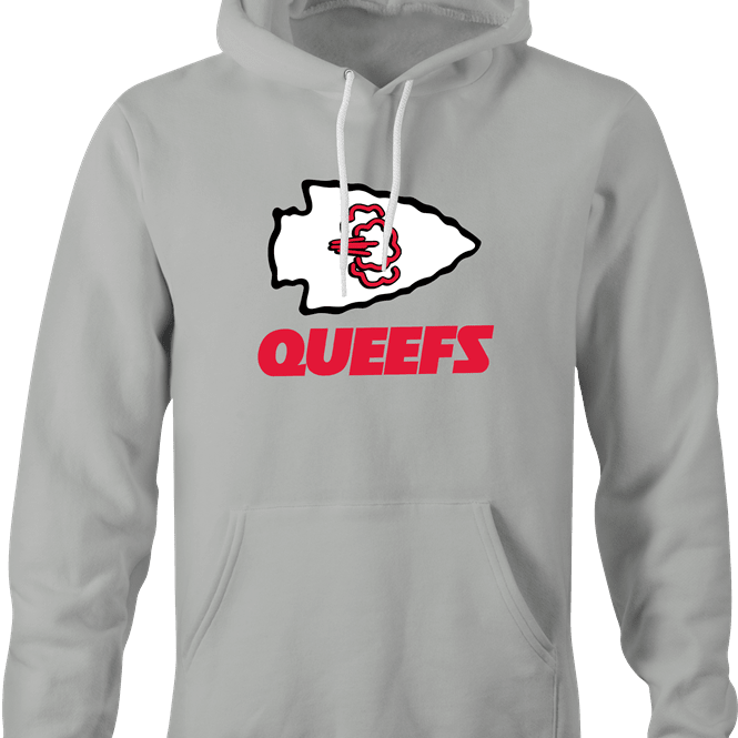 funny Kansas City Queefs Superbowl Champions Parody t-shirt Ash Grey hoodie