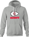 funny Kansas City Queefs Superbowl Champions Parody t-shirt Ash Grey hoodie