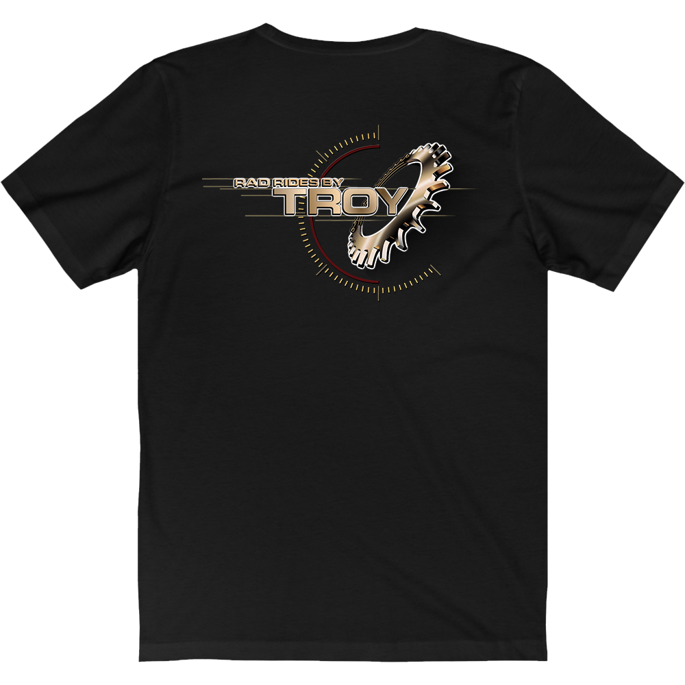 The Offical Rad Rides by Troy Logo Men's T-Shirt | Cool Cars