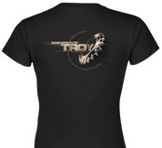 The Offical Rad Rides by Troy Logo Women's Black T-Shirt | Cool Cars