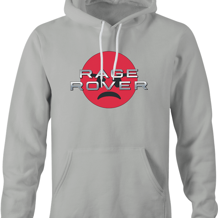 Funny Range Rover Parody | Rage Rover T-Shirt Ash Grey Hoodie