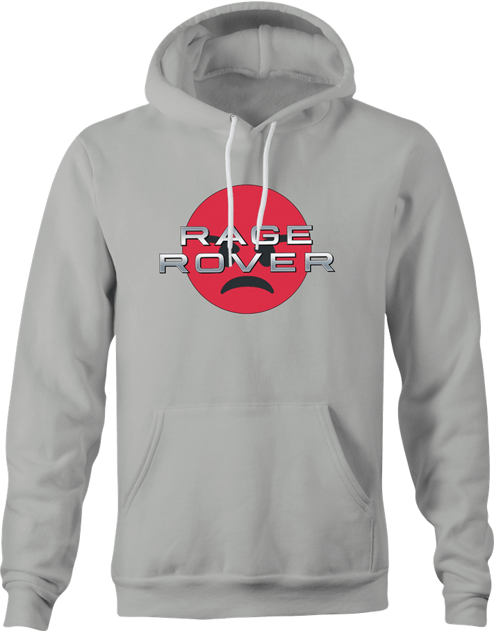 Funny Range Rover Parody | Rage Rover T-Shirt Ash Grey Hoodie