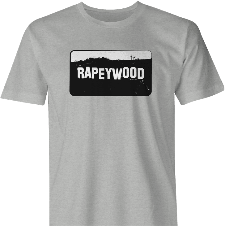 rapeywood hollywood california men's ash t-shirt 