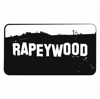 rapeywood hollywood california white t-shirt