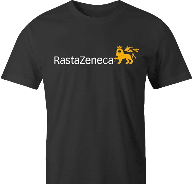Funny Rasta Zeneca Vaccine Parody T-Shirt Men's T-Shirt