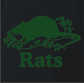 funny canadian roots parody - canada rats black t-shirt