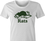funny canadian roots parody - canada rats women's white t-shirt 