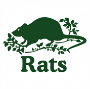 funny canadian roots parody - canada rats white tee