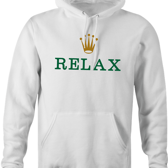 Funny Relax, chill, take a load off luxurious humor T-Shirt white  hoodie