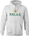 Funny Relax, chill, take a load off luxurious humor T-Shirt white  hoodie