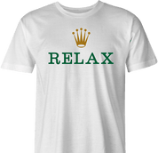 Funny Relax, chill, take a load off luxurious humor Men's T-Shirt