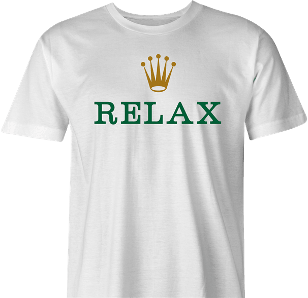 Funny Relax, chill, take a load off luxurious humor Men's T-Shirt