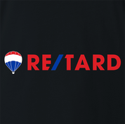 funny retarded black t-shirt