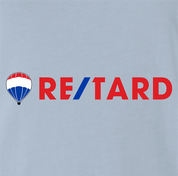 funny retarded light blue t-shirt