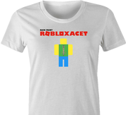 Funny bad back roblox  t-shirt white women's
