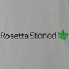 Funny Rosetta Stoned Smoking Weed Parody Ash Grey T-Shirt