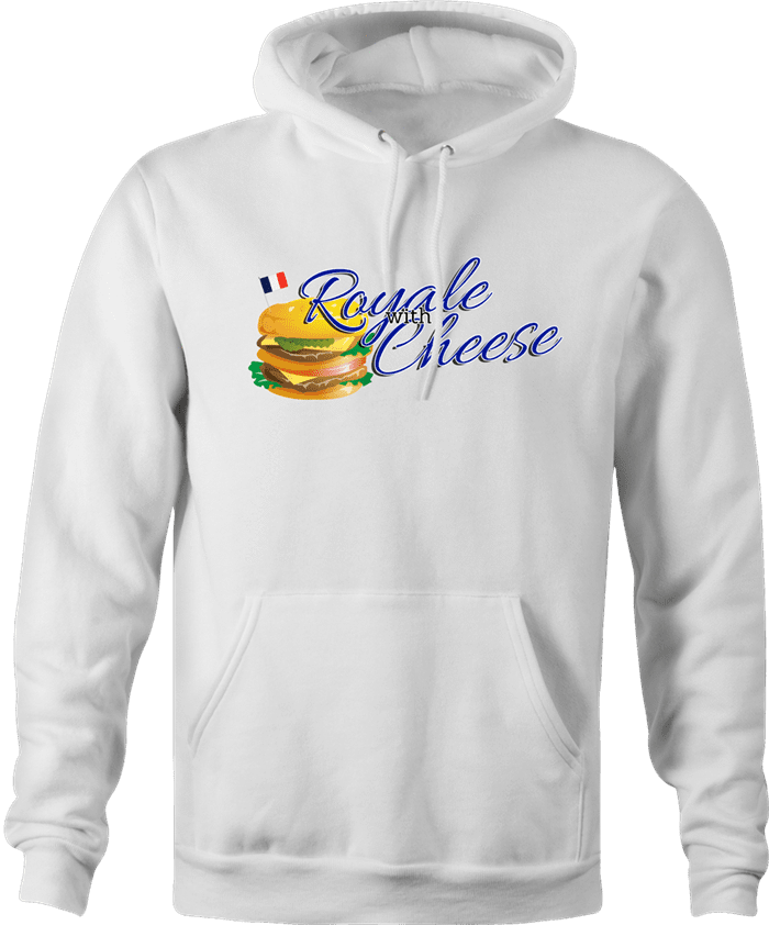 Royale With Cheese pulp fiction mcdonalds parody hoodie sweatshirt