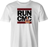 Funny Christian McCaffrey San Francisco 49ers - Run CMC | Run DMC Mashup Parody white men's t-shirt