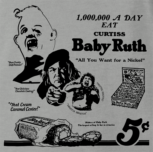 Funny goonies baby ruth sloth chunk ash t-shirt