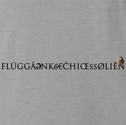 Funny Eurotrip Vandersexxx Safe Word | Fluggaenkoecchicebolsen | FLÜGGÅ?NK?€?HIŒßØL?ÊN Parody Ash Grey T-Shirt