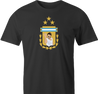 funny salt bae argentina soccer men's black t-shirt 
