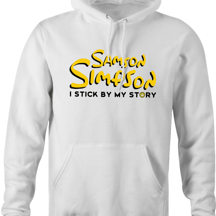 funny half baked Samson Simpson royal blue hoodie