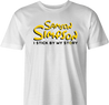 funny half baked Samson Simpson men's white t-shirt