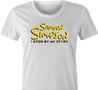 funny half baked Samson Simpson women's white t-shirt