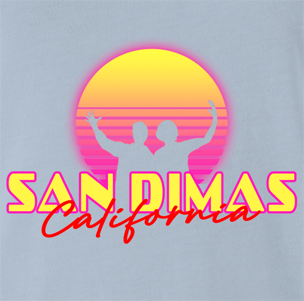 Funny San Dimas High School Football Rules! Bill & Ted's ParodyLight Blue t-shirt