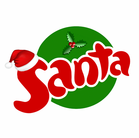 funny Santa Clause Christmas Fanta Soda Pop Soft Drink Parody parody t-shirt white 