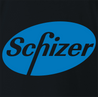 Funny Schizer Pharmaceuticals Parody black t-shirt