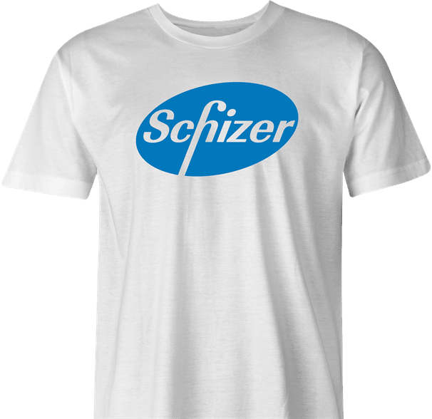 Funny Schizer Pharmaceuticals Parody Men's T-Shirt