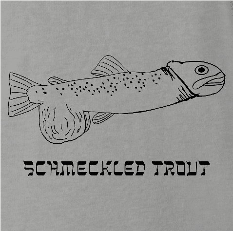 Funny jewish yiddish schmeckle t-shirt ash