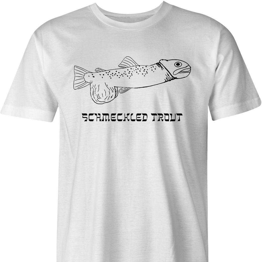 Funny jewish yiddish schmeckle men's t-shirt white 