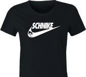 Funny Holy Schnike Chris Farely Parody women's black