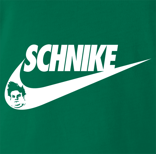Funny Holy Schnike Chris Farely Parody Green T-Shirt