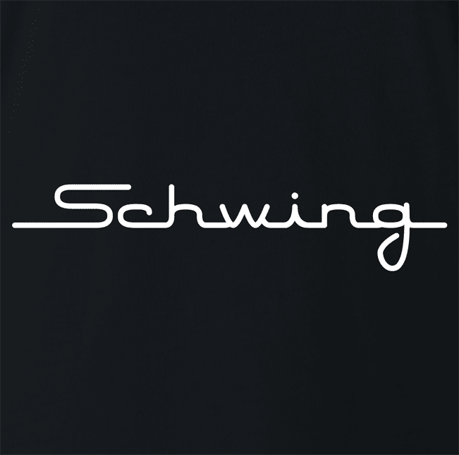 funny Wayne's World Shwing Parody black t-shirt