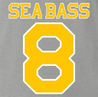 funny sea bass dumb and dumber t-shirt men's grey