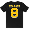 funny sea bass dumb and dumber t-shirt men's black
