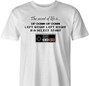 Funny secret to life nintendo unlimited lives men's t-shirt white 